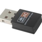 USB wireless network adapter (Wi‑Fi AC) dongle for laptops/desktops