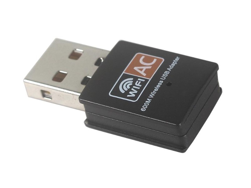 USB wireless network adapter (Wi‑Fi AC) dongle for laptops/desktops