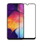 Smartphone with a vibrant display shown alongside a clear edge-to-edge screen protector.
