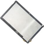 LCD display panel with a black frame and bottom connectors a replacement screen component for laptops or tablets